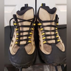 Merrell Mens Reflex Birch Yellow Trail Shoes 8.5